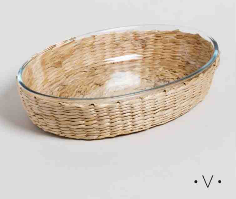 VASSA FUENTE OVAL DE BOROSILICATO  1.6L 17X24CM